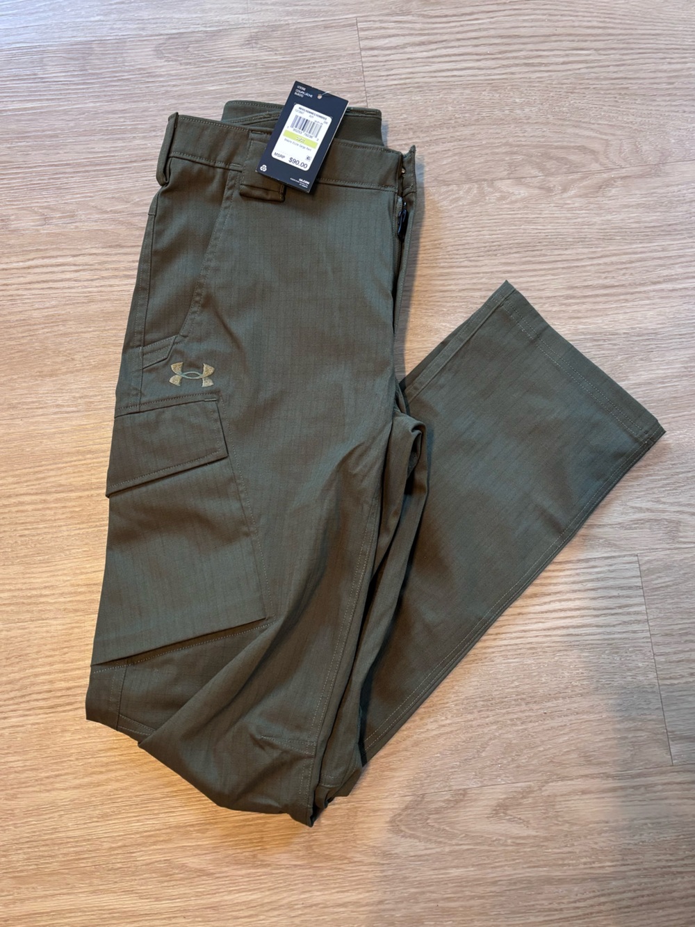 NWT Under Armour Mens 30x32 Enduro Elite Cargo Pants Army Green Ripstop Tactical